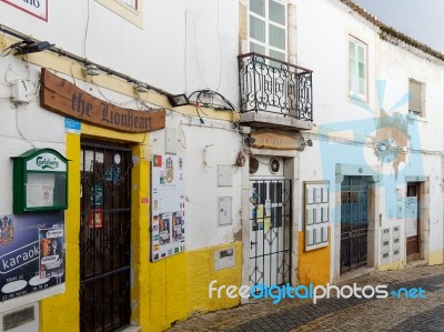 Lagos, Algarve/portugal - March 5 : Old Restaurant And Bar In La… Stock Photo