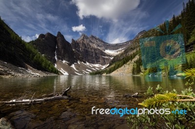 Lake Agnes Stock Photo