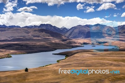 Lake Alexandrina Stock Photo