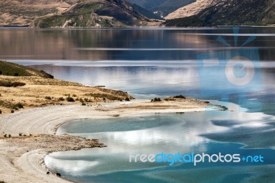 Lake Hawea Stock Photo