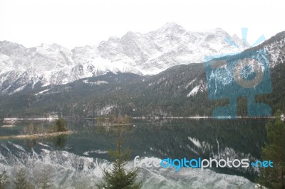 Lake In Germany Stock Photo