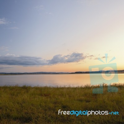 Lake Leslie In Queensland Stock Photo