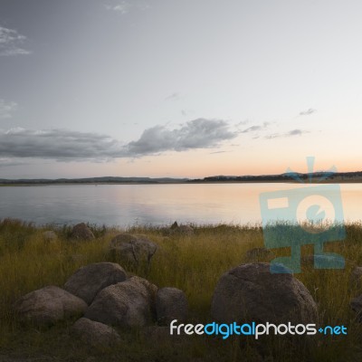 Lake Leslie In Queensland Stock Photo