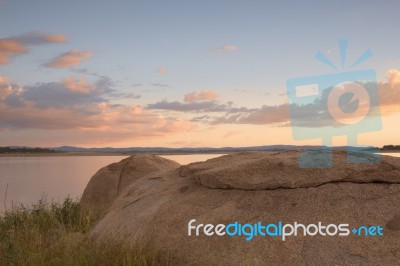 Lake Leslie In Queensland Stock Photo