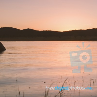 Lake Leslie In Queensland Stock Photo