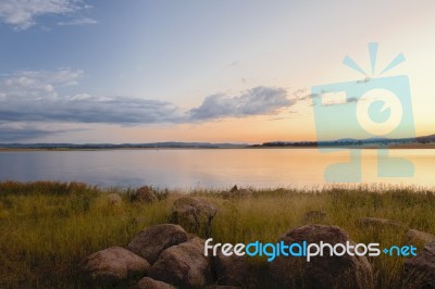 Lake Leslie In Queensland Stock Photo