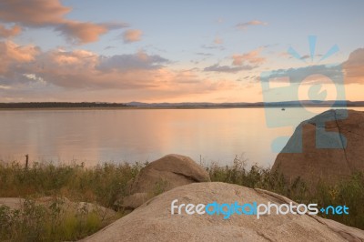 Lake Leslie In Queensland Stock Photo