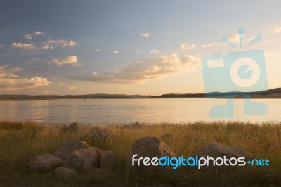 Lake Leslie In Queensland Stock Photo