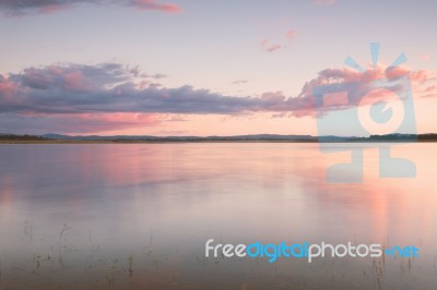 Lake Leslie In Queensland Stock Photo