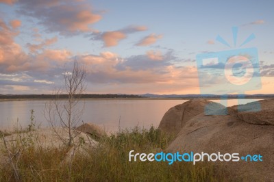 Lake Leslie In Queensland Stock Photo