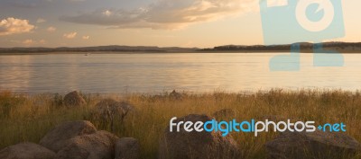 Lake Leslie In Queensland Stock Photo