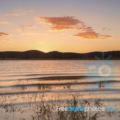 Lake Leslie In Queensland Stock Photo