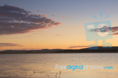 Lake Leslie In Queensland Stock Photo