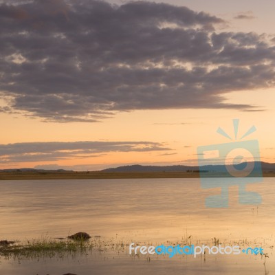 Lake Leslie In Queensland Stock Photo