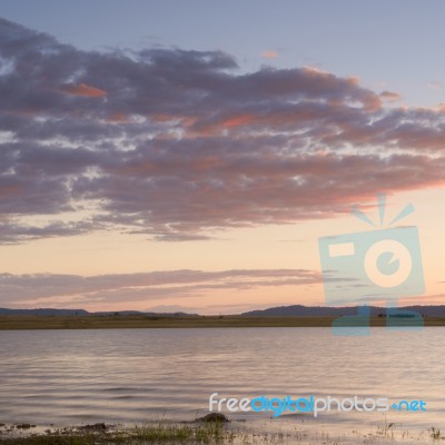 Lake Leslie In Queensland Stock Photo