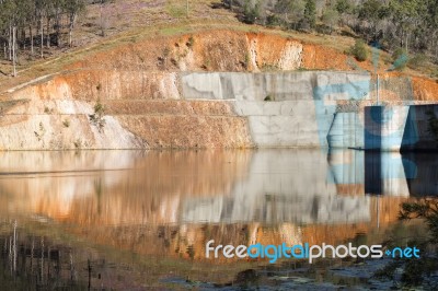 Lake Manchester During The Day Stock Photo