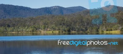 Lake Manchester During The Day Stock Photo