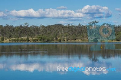 Lake Manchester During The Day Stock Photo