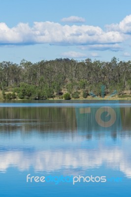 Lake Manchester During The Day Stock Photo