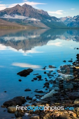 Lake Mcdonald Stock Photo