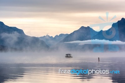 Lake Mcdonald Stock Photo