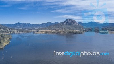 Lake Moogerah In Queensland Stock Photo