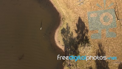 Lake Moogerah In Queensland Stock Photo