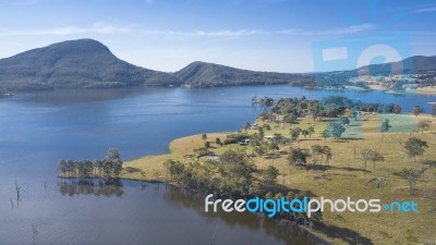 Lake Moogerah In Queensland Stock Photo