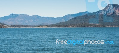 Lake Moogerah In Queensland During The Day? Stock Photo