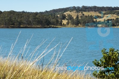 Lake Moogerah In Queensland During The Day? Stock Photo