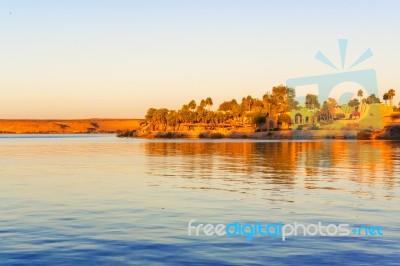 Lake Nasser In Abu Simbel Stock Photo