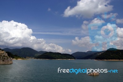 Lake On Tara Mountain Stock Photo