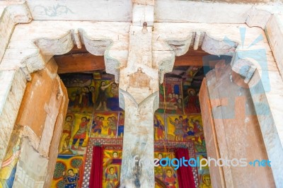 Lake Tana Monastery Stock Photo