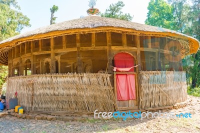 Lake Tana Monastery Stock Photo