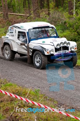 Land Rover Tomcat Rally Stock Photo