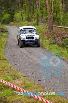 Land Rover Tomcat Rally Stock Photo