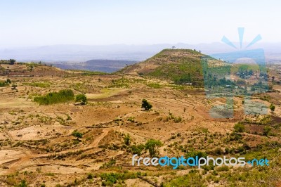 Landscape In Ethiopia Stock Photo