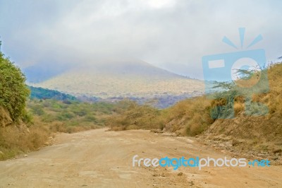 Landscape Near Marsabit, Kenya Stock Photo