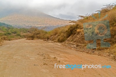 Landscape Near Marsabit, Kenya Stock Photo