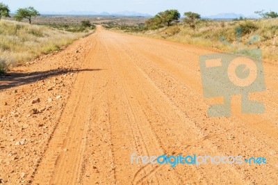 Landscape Near Windhoek In South Africa Stock Photo