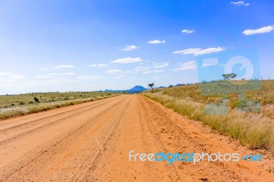 Landscape Near Windhoek In South Africa Stock Photo