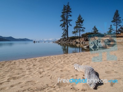 Landscape Of Lake Tahoe Stock Photo