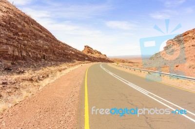 Landscape On The Road Near Seeheim In Namibia Stock Photo