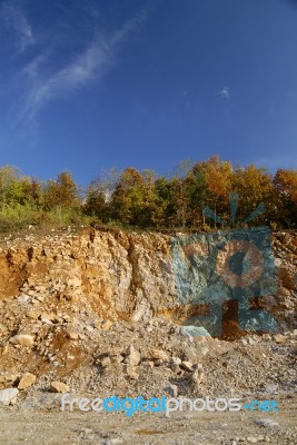 Landscape With Trees Stock Photo