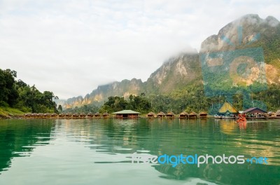 Landscapes Resort Natural In Morning And Visitors To Stay Overnight  Stock Photo