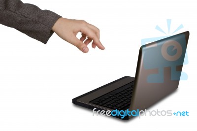 Laptop Stock Photo