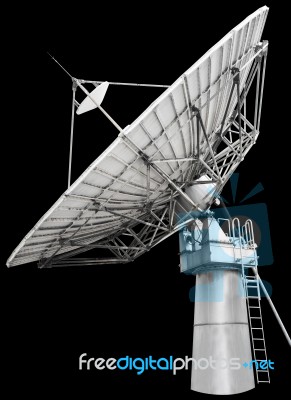 Large Satellite Dish Parabolic Antenna Designed For Transatlanti… Stock Photo