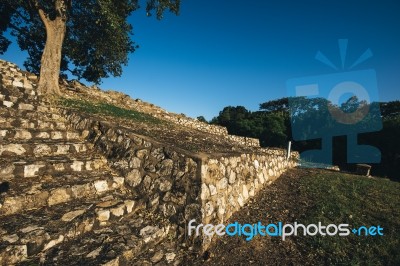 Large Stone Structure Landmark In Ipswich, Queensland Stock Photo