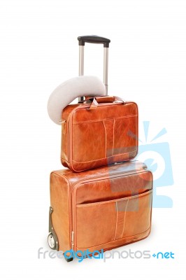 Large Suitcase Stock Photo