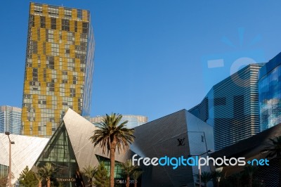 Las Vegas, Nevada/usa - August 1 ; View At Sunrise Of Apartment Stock Photo